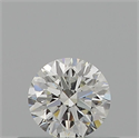 Natural Diamond 0.40 Carats, Round with Very Good Cut, I Color, VS2 Clarity and Certified by GIA