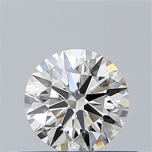 Picture of Natural Diamond 0.40 Carats, Round with Excellent Cut, I Color, VVS1 Clarity and Certified by GIA