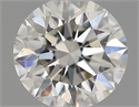 Natural Diamond 0.40 Carats, Round with Excellent Cut, G Color, VS2 Clarity and Certified by IGI