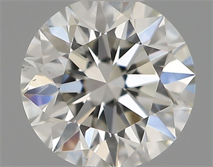 Picture of Natural Diamond 0.40 Carats, Round with Excellent Cut, G Color, VS2 Clarity and Certified by IGI