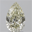 Natural Diamond 2.01 Carats, Pear with  Cut, K Color, SI1 Clarity and Certified by IGI