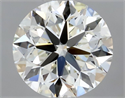 Natural Diamond 0.40 Carats, Round with Very Good Cut, K Color, VVS2 Clarity and Certified by GIA