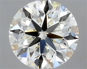 Picture of Natural Diamond 0.40 Carats, Round with Very Good Cut, K Color, VVS2 Clarity and Certified by GIA