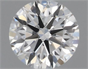 Natural Diamond 0.40 Carats, Round with Excellent Cut, I Color, VS2 Clarity and Certified by GIA