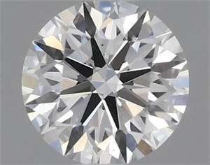 Picture of Natural Diamond 0.40 Carats, Round with Excellent Cut, I Color, VS2 Clarity and Certified by GIA