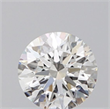 Natural Diamond 0.45 Carats, Round with Excellent Cut, F Color, SI1 Clarity and Certified by GIA