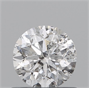 Natural Diamond 0.70 Carats, Round with Good Cut, E Color, I1 Clarity and Certified by IGI