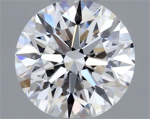 Picture of Natural Diamond 0.44 Carats, Round with Excellent Cut, E Color, VS2 Clarity and Certified by GIA