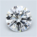 Natural Diamond 1.21 Carats, Round with Excellent Cut, E Color, VVS1 Clarity and Certified by GIA