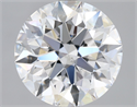 Natural Diamond 3.01 Carats, Round with Excellent Cut, D Color, SI2 Clarity and Certified by GIA