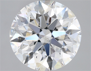 Picture of Natural Diamond 3.01 Carats, Round with Excellent Cut, D Color, SI2 Clarity and Certified by GIA