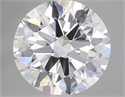 Natural Diamond 1.27 Carats, Round with Excellent Cut, E Color, VS1 Clarity and Certified by GIA