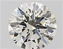 Natural Diamond 0.50 Carats, Round with Excellent Cut, I Color, VVS1 Clarity and Certified by IGI