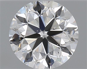 Picture of Natural Diamond 0.40 Carats, Round with Very Good Cut, G Color, SI1 Clarity and Certified by GIA