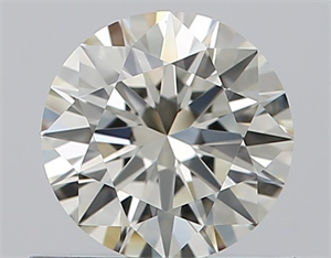 Picture of Natural Diamond 0.56 Carats, Round with Excellent Cut, K Color, IF Clarity and Certified by GIA