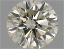 Natural Diamond 0.40 Carats, Round with Excellent Cut, J Color, SI1 Clarity and Certified by IGI