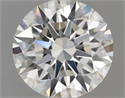 Natural Diamond 0.55 Carats, Round with Excellent Cut, J Color, VS1 Clarity and Certified by IGI