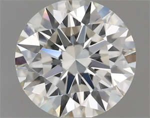 Picture of Natural Diamond 0.55 Carats, Round with Excellent Cut, J Color, VS1 Clarity and Certified by IGI