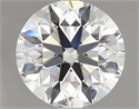 Natural Diamond 2.01 Carats, Round with Excellent Cut, D Color, VVS1 Clarity and Certified by GIA