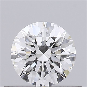 Picture of Natural Diamond 0.40 Carats, Round with Excellent Cut, G Color, VS2 Clarity and Certified by GIA