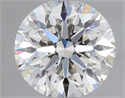 Natural Diamond 0.41 Carats, Round with Excellent Cut, H Color, VS1 Clarity and Certified by GIA