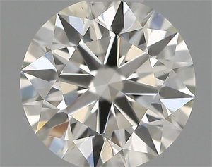 Picture of Natural Diamond 0.50 Carats, Round with Excellent Cut, H Color, VS2 Clarity and Certified by IGI