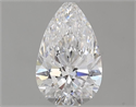 Natural Diamond 1.01 Carats, Pear with  Cut, D Color, VS2 Clarity and Certified by GIA