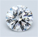 Natural Diamond 1.42 Carats, Round with Excellent Cut, D Color, VVS2 Clarity and Certified by GIA