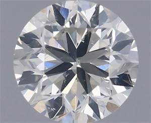 Picture of Natural Diamond 0.50 Carats, Round with Good Cut, I Color, SI2 Clarity and Certified by GIA