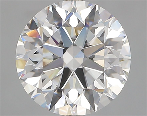 Picture of Natural Diamond 2.80 Carats, Round with Excellent Cut, F Color, VVS2 Clarity and Certified by GIA