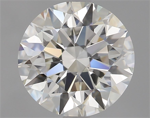 Picture of Natural Diamond 2.03 Carats, Round with Excellent Cut, H Color, VS1 Clarity and Certified by GIA