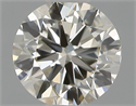 Natural Diamond 0.40 Carats, Round with Good Cut, I Color, VS2 Clarity and Certified by IGI