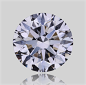 Natural Diamond 1.80 Carats, Round with Excellent Cut, D Color, VVS2 Clarity and Certified by GIA