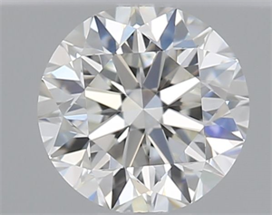 Picture of Natural Diamond 0.40 Carats, Round with Very Good Cut, H Color, VS2 Clarity and Certified by GIA