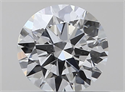 Natural Diamond 0.40 Carats, Round with Excellent Cut, F Color, SI1 Clarity and Certified by GIA