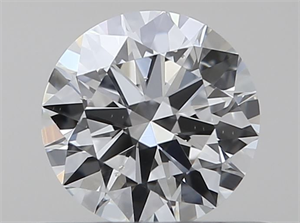 Picture of Natural Diamond 0.40 Carats, Round with Excellent Cut, F Color, SI1 Clarity and Certified by GIA