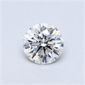 Natural Diamond 0.41 Carats, Round with Very Good Cut, F Color, VS2 Clarity and Certified by GIA