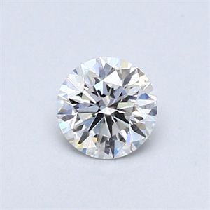 Picture of Natural Diamond 0.41 Carats, Round with Very Good Cut, F Color, VS2 Clarity and Certified by GIA