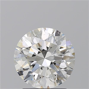 Picture of Natural Diamond 2.05 Carats, Round with Excellent Cut, H Color, SI2 Clarity and Certified by GIA