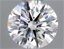 Natural Diamond 0.40 Carats, Round with Excellent Cut, F Color, SI1 Clarity and Certified by GIA