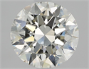 Natural Diamond 2.01 Carats, Round with Excellent Cut, J Color, VVS1 Clarity and Certified by GIA