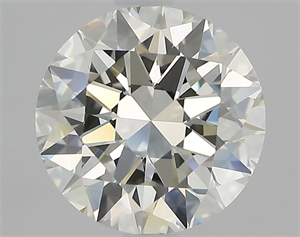 Picture of Natural Diamond 2.01 Carats, Round with Excellent Cut, J Color, VVS1 Clarity and Certified by GIA