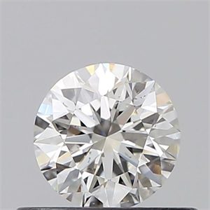 Picture of Natural Diamond 0.42 Carats, Round with Excellent Cut, F Color, SI2 Clarity and Certified by GIA