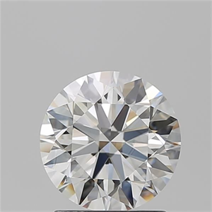 Picture of Natural Diamond 1.57 Carats, Round with Excellent Cut, G Color, VVS2 Clarity and Certified by GIA