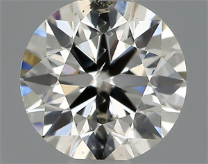 Picture of Natural Diamond 0.50 Carats, Round with Excellent Cut, H Color, SI1 Clarity and Certified by IGI