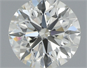 Natural Diamond 0.50 Carats, Round with Very Good Cut, K Color, VVS1 Clarity and Certified by GIA