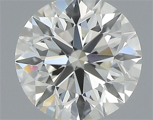 Picture of Natural Diamond 0.50 Carats, Round with Very Good Cut, K Color, VVS1 Clarity and Certified by GIA