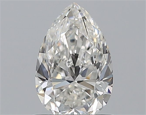 Picture of Natural Diamond 0.80 Carats, Pear with  Cut, G Color, VS2 Clarity and Certified by GIA