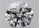 Natural Diamond 0.40 Carats, Round with Excellent Cut, H Color, VS2 Clarity and Certified by GIA