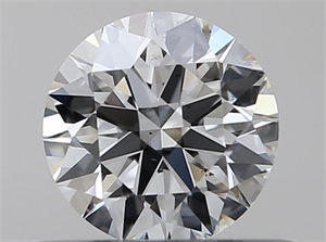 Picture of Natural Diamond 0.40 Carats, Round with Excellent Cut, H Color, VS2 Clarity and Certified by GIA